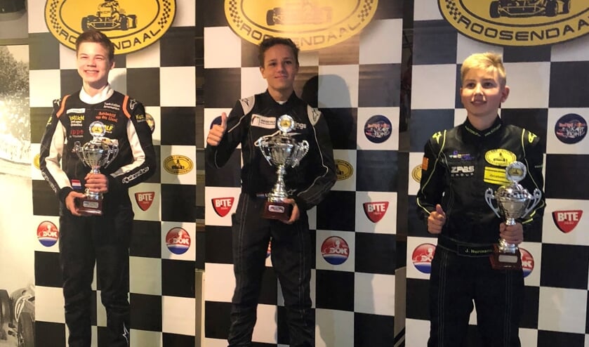 Winst in Roosendaal voor Eliano de Vos.