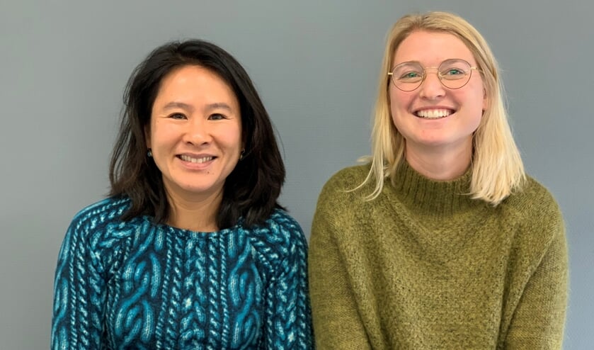 Hong Chau Nguyen en Lenneke Leenheer zijn zelf sportief en willen kinderen enthousiasmeren.