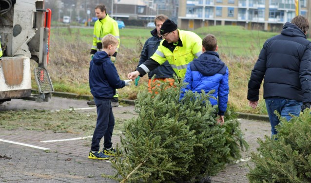 Kerstbomen kunnen weer voor 50 eurocent ingeleverd worden 