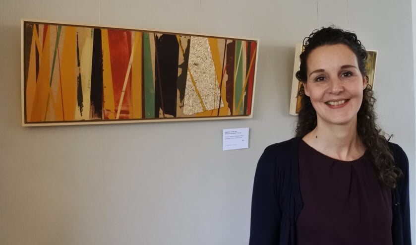 Angelique van der Valk werkt met organisch materiaal. foto: Jan Poldervaart