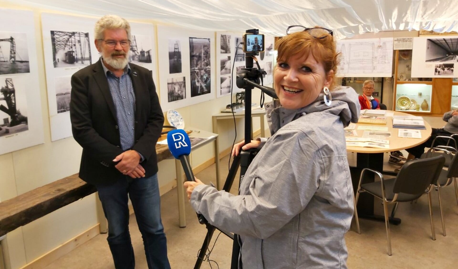 Arco van de Ree in gesprek met Marcia Tap. (foto: Arco van der Lee)