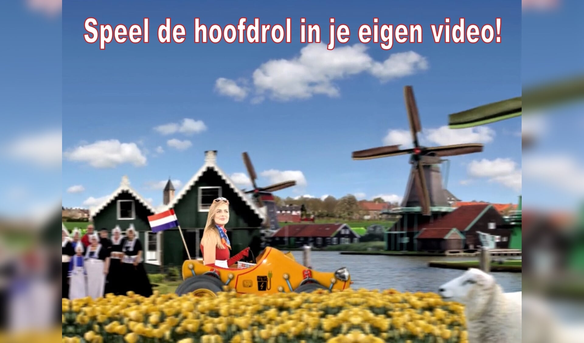 Een filmpje in een Hollands landschap