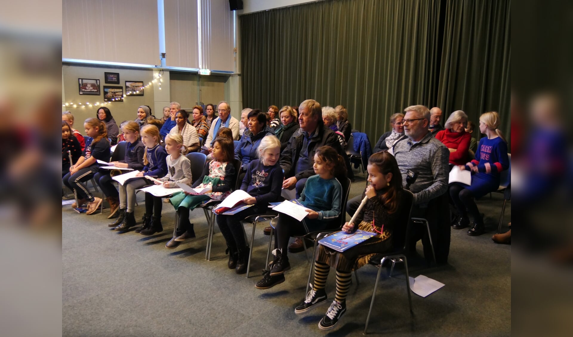 Leerlingen van Harmonievereniging Barendrecht.
