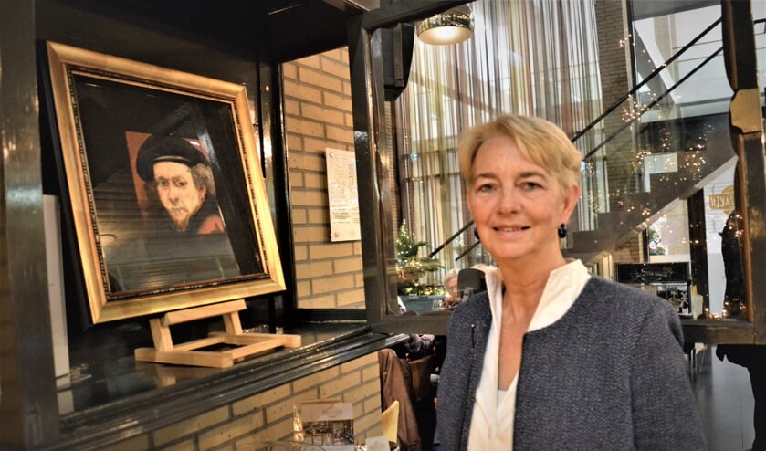 Marian Roth bij haar Rembrandt