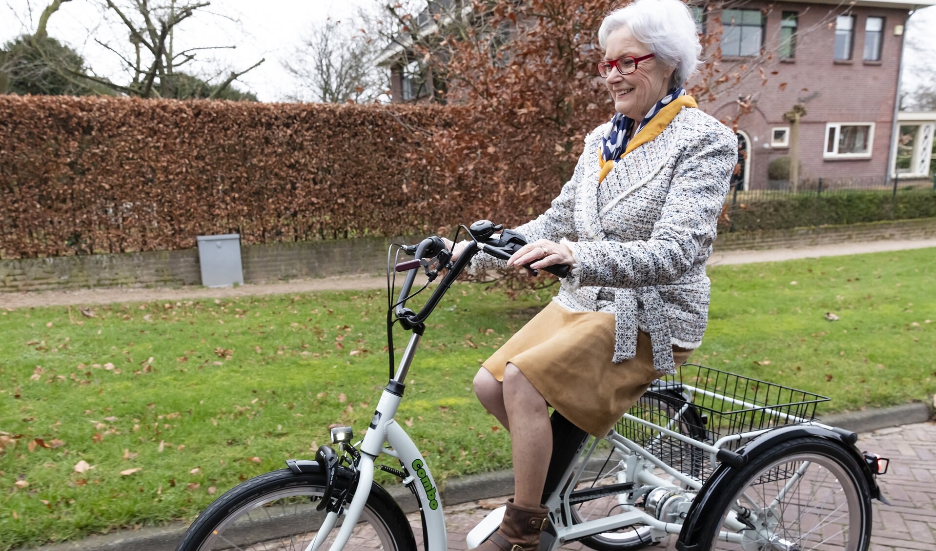 Een driewielfiets kan voor mensen die zich minder veilig voelen op een fiets een uitkomst bieden.