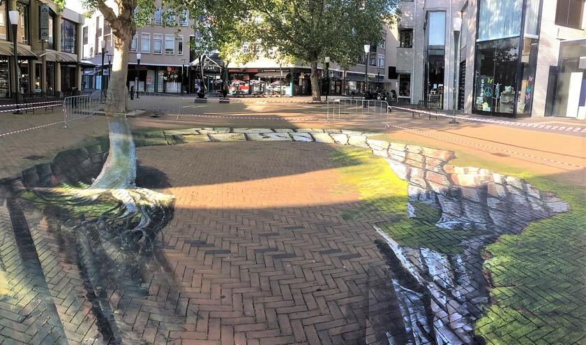 Met deze dieptetekening in wording is het 3D Street Art Festival gestart