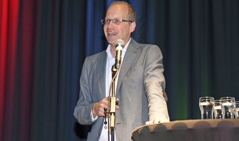Marco Visscher aan het woord. Foto: Cees Bakker