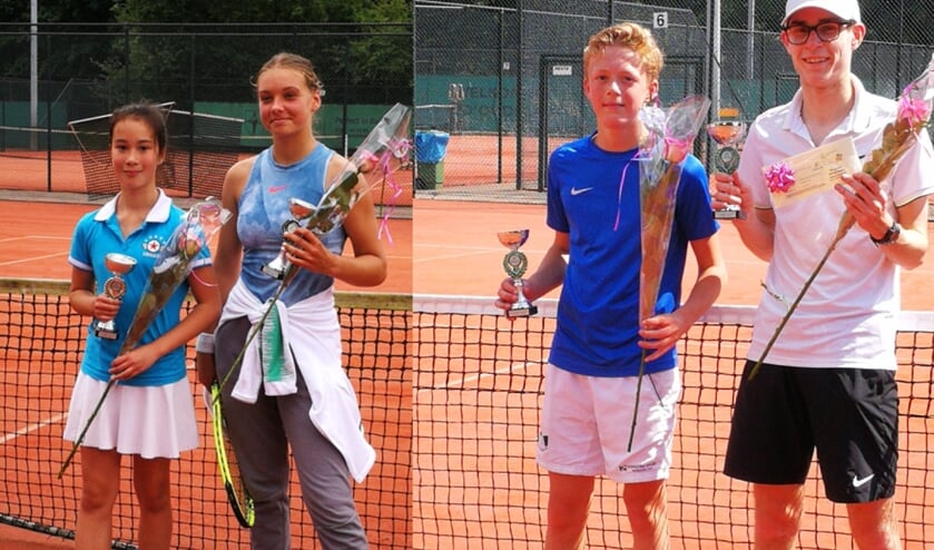 De finalisten van de Oudelande jeugd open
