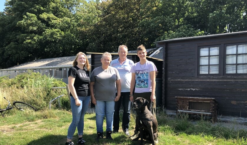 Jamie, Sabine, Sjaak en Davy zetten zich met hart en ziel in voor de honden en katten.