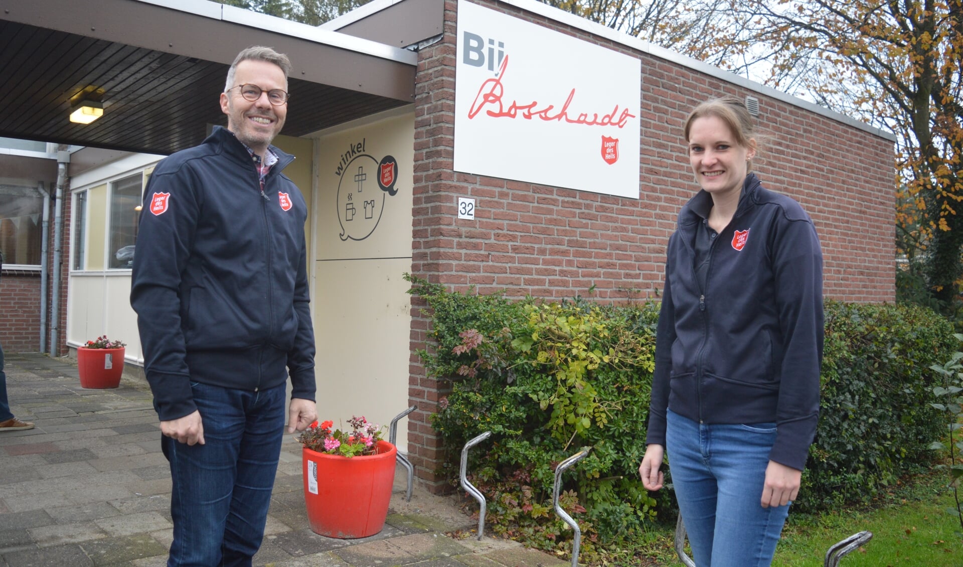 Marco Oudshoorn en Eline Kraaijveld heten iedereen welkom bij Bij Bosshardt