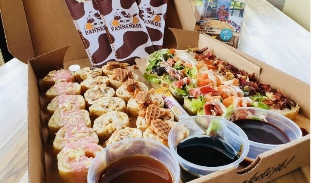 <p>Een KOEshi-box met zes verschillende smaken</p>