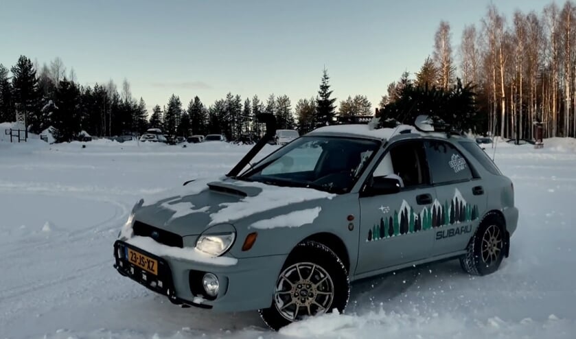 Een scene uit de film die George Klein maakte in Finland.