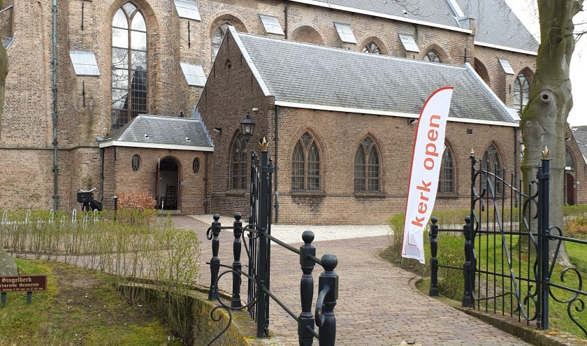 De Singelkerk is elke dag een paar uur open voor bezinning, gebed of een gesprek