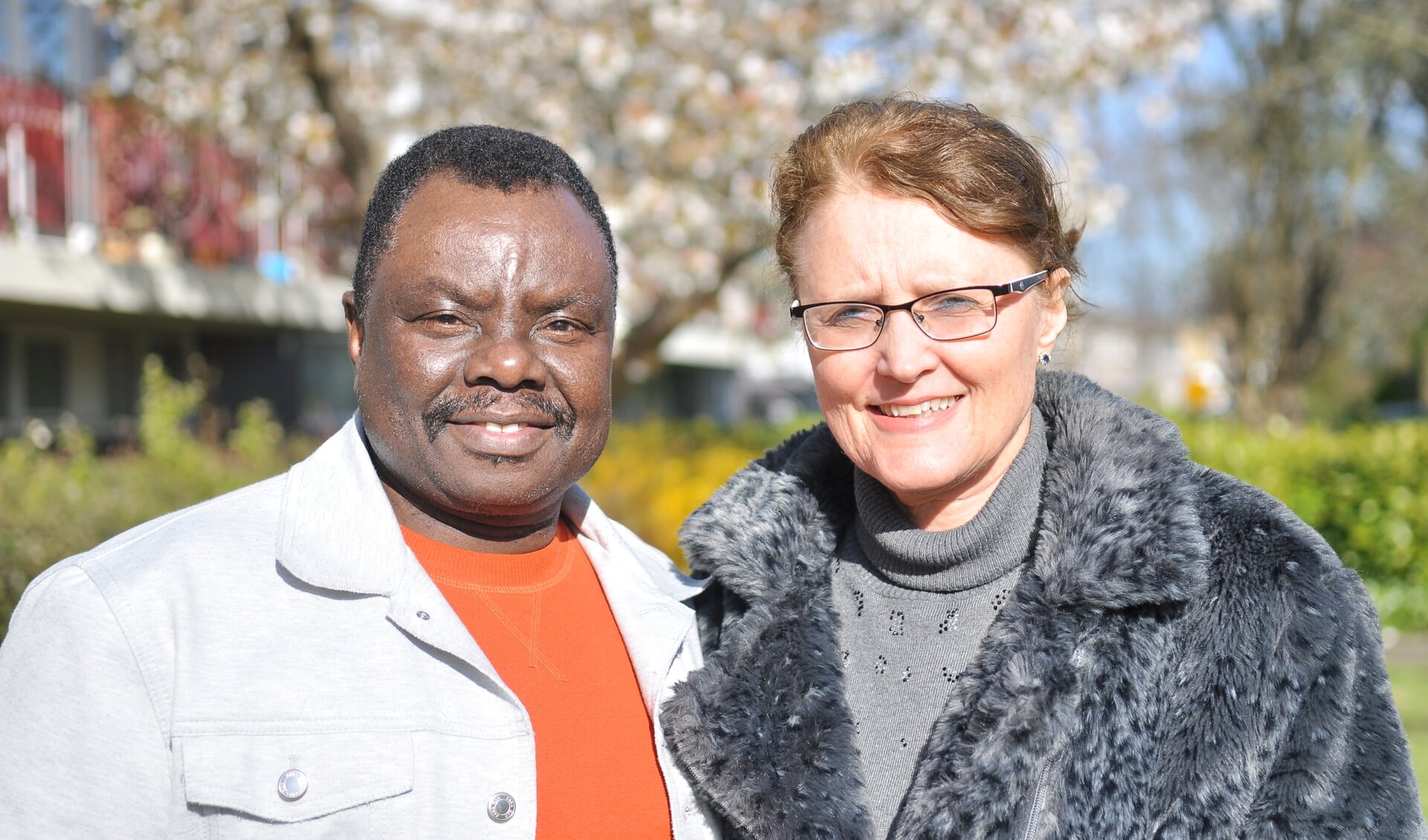 Joseph Matheka Munyasya en zijn vrouw Ria.
