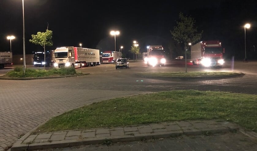Het vertrek van de duiven uit Barendrecht.