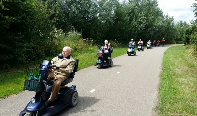 Op 23 juli is er weer een scootmobieltocht