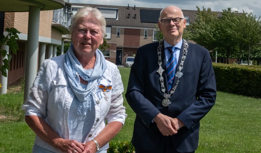Cobi Louws ontving donderdag de onderscheiding.