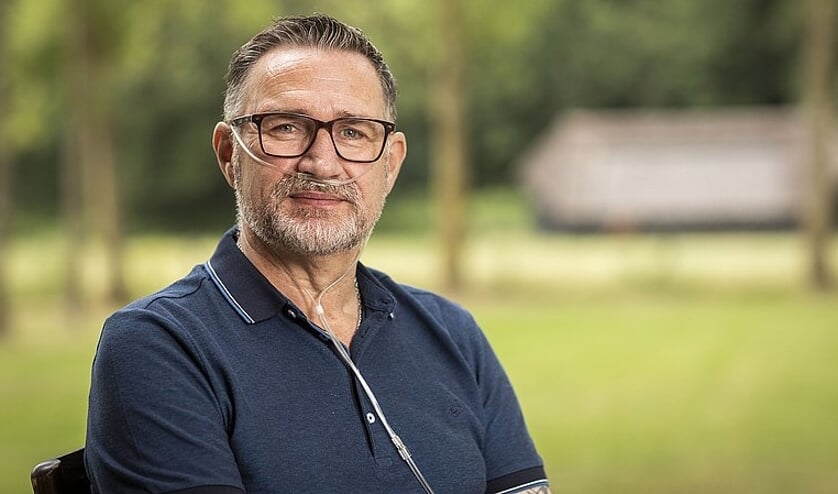 Arjan Nugteren wordt voor 'De 100' gevolgd met zijn hoop op nieuwe longen (foto EO)
