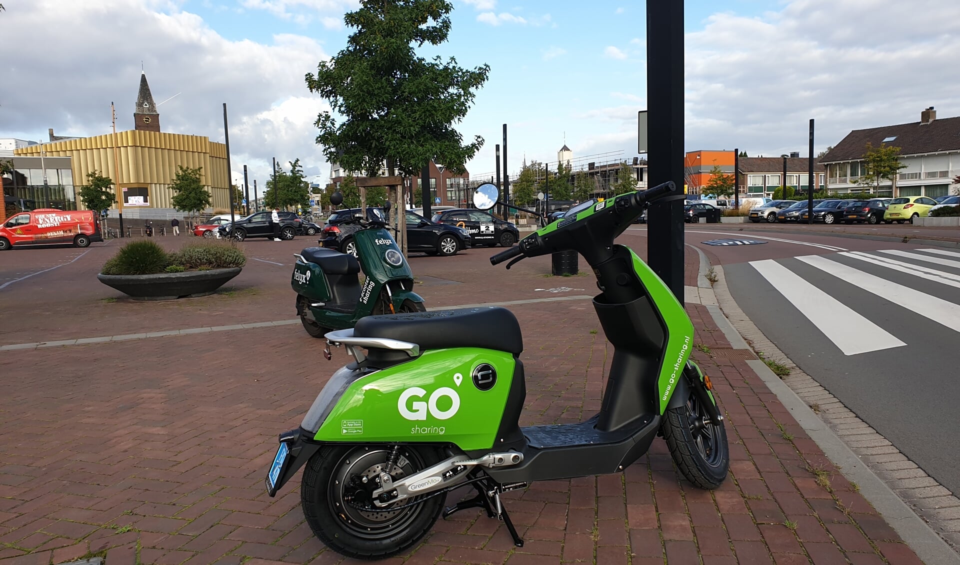 Deelscooters in Barendrecht.