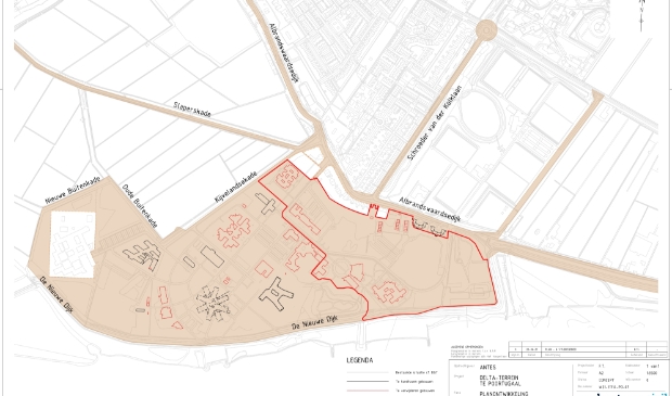 <p>Het oostelijk deel van de Antes-locatie in Poortugaal is het onderzoeksgebied voor mogelijke woningbouw. </p> 