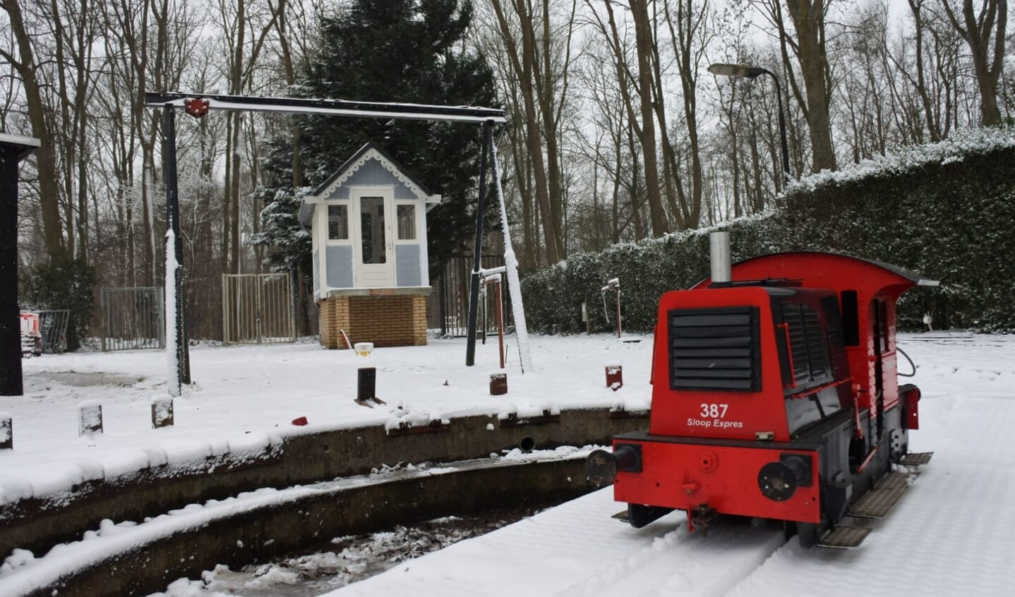 De Sik van de Maasoever Spoorweg staat klaar om de NS te ondersteunen. (foto: Paul Lelieveld)