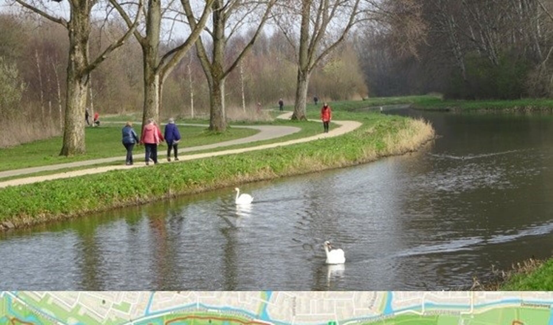 Het is prettig wandelen in het Oosterpark, u kunt toch wel 5 kilometer lopen en genieten van de natuur. 