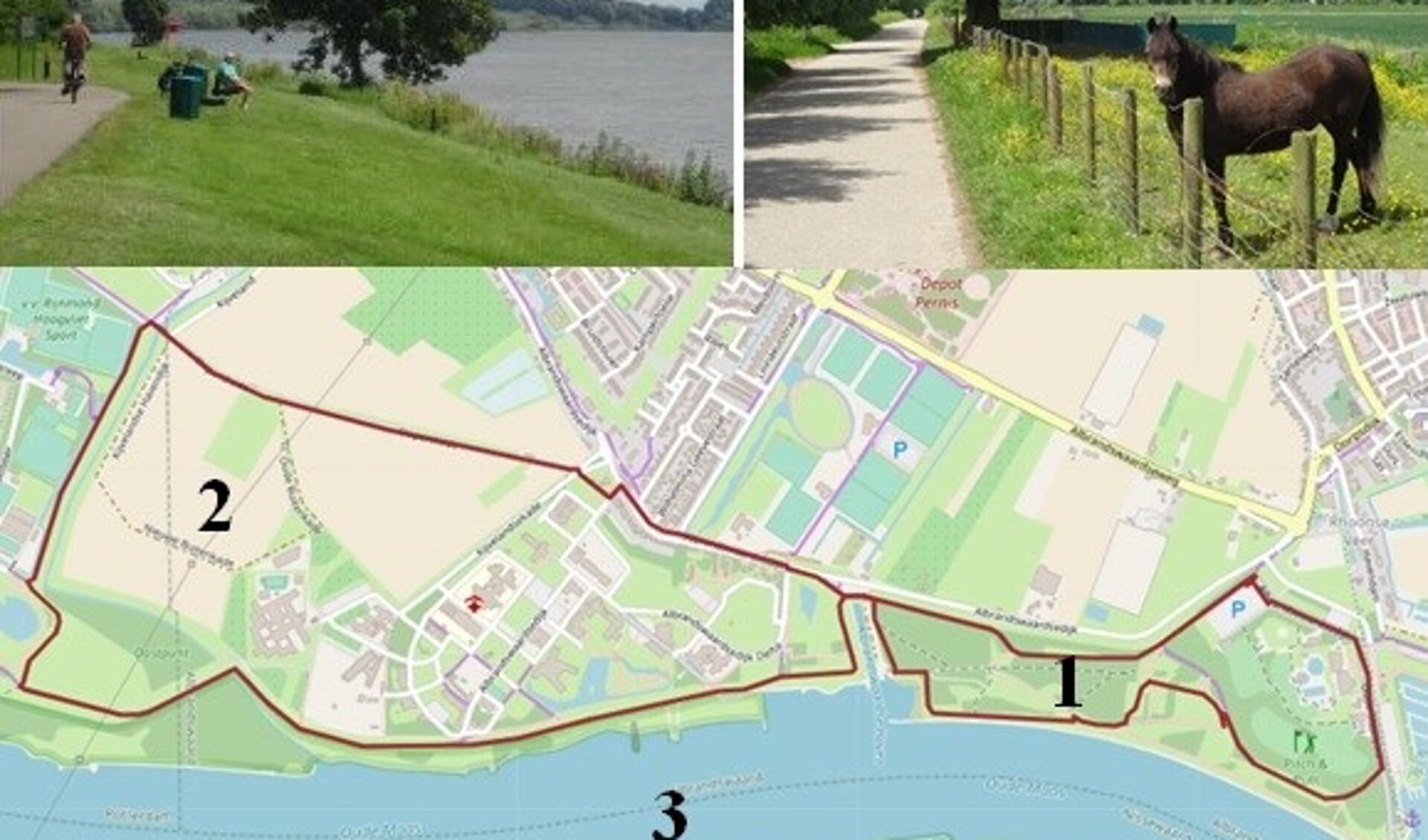 Een goede startplaats (met parkeerplaats) voor de wandeling van 8 km is te vinden bij de Jachthaven van Rhoon; Havendam 23, 3161 XB Rhoon.