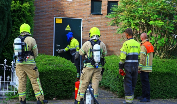 <p>Er was rook, maar geen brand (foto Dennis van Wingerden)</p>