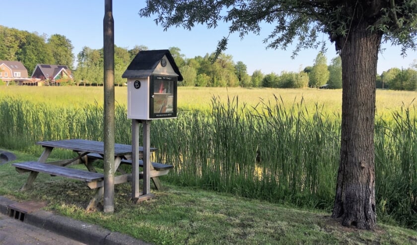 <p>Minibieb Het Haantje bij de Donckse Velden dat een jaar bestaat. </p>