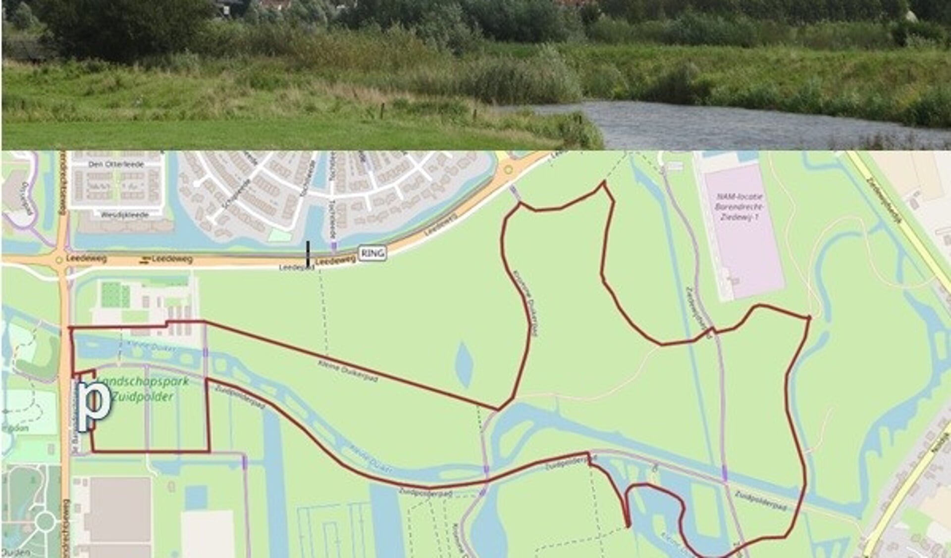 De Zuidpolder; groot genoeg voor een mooie wandeling