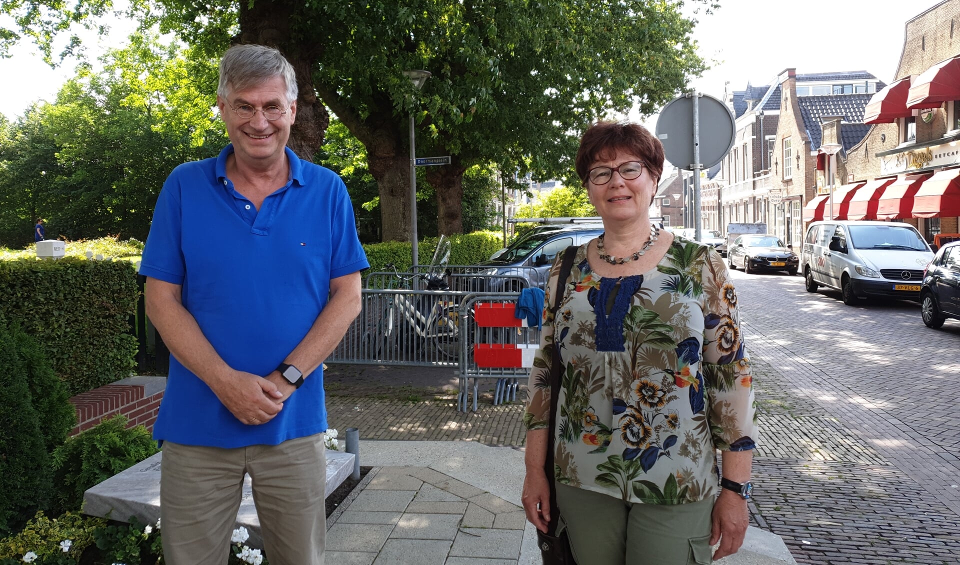 Jilles van der Stoep en Anita van Ewijk waren lid van de gemeenteraad.
