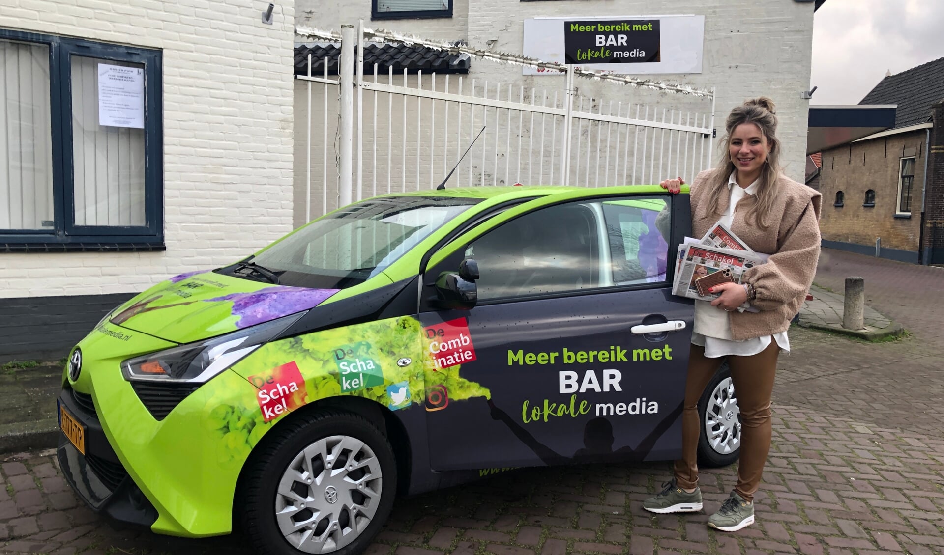 Sascha Jelier rijdt voor Bar Media door Ridderkerk, Barendrecht en Albrandswaard