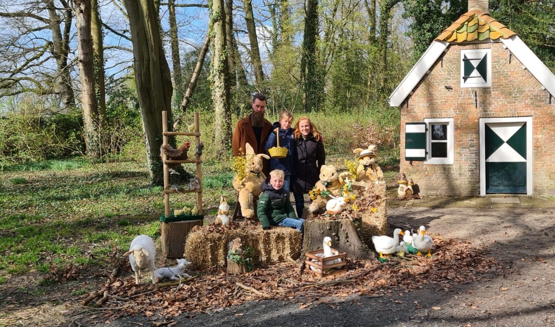 Vorig jaar was het paaseieren zoeken in het Donckse Bos een succes