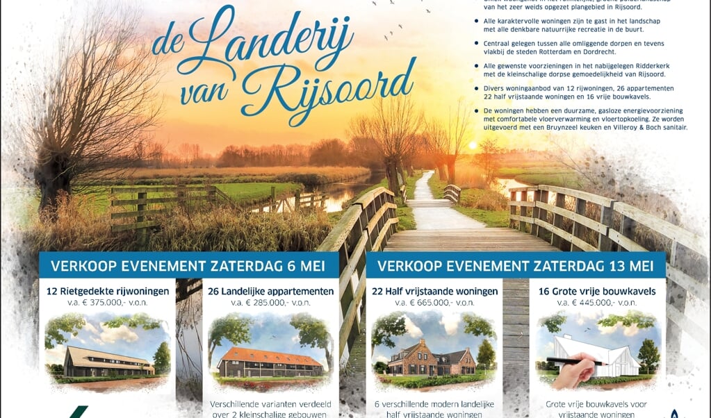 Nieuwbouw project de Landerij van Rijsoord Al het nieuws uit Ridderkerk