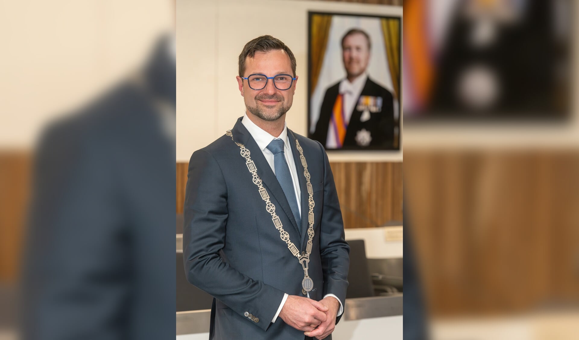 Burgemeester Leon Anink. (foto: gemeente Zwijndrecht)