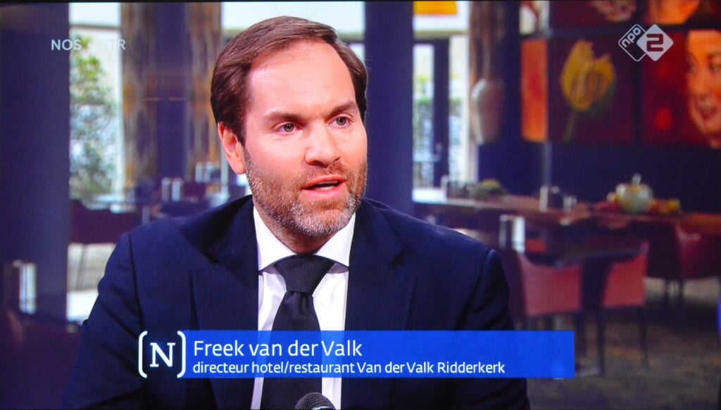 Freek van der Valk in de uitzending van "Nieuwsuur"