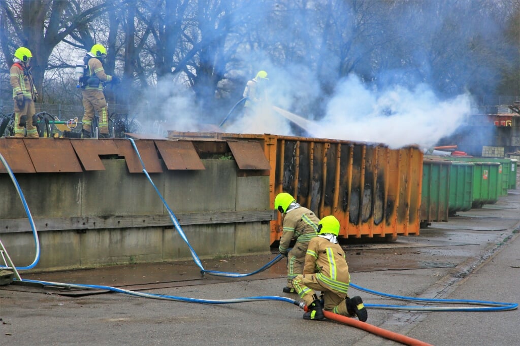 De Ridderkerkse brandweer had het afgelopen jaar iets minder druk (foto Dennis van Wingerden)
