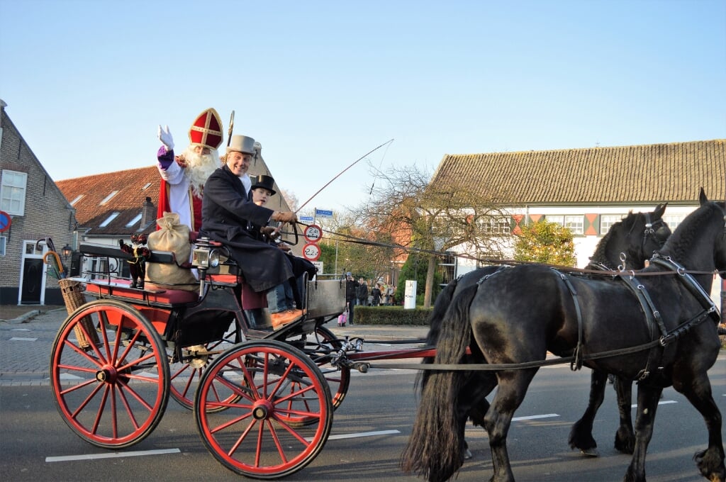 Sinterklaas zal met een rijtuig door Rijsoord rijden