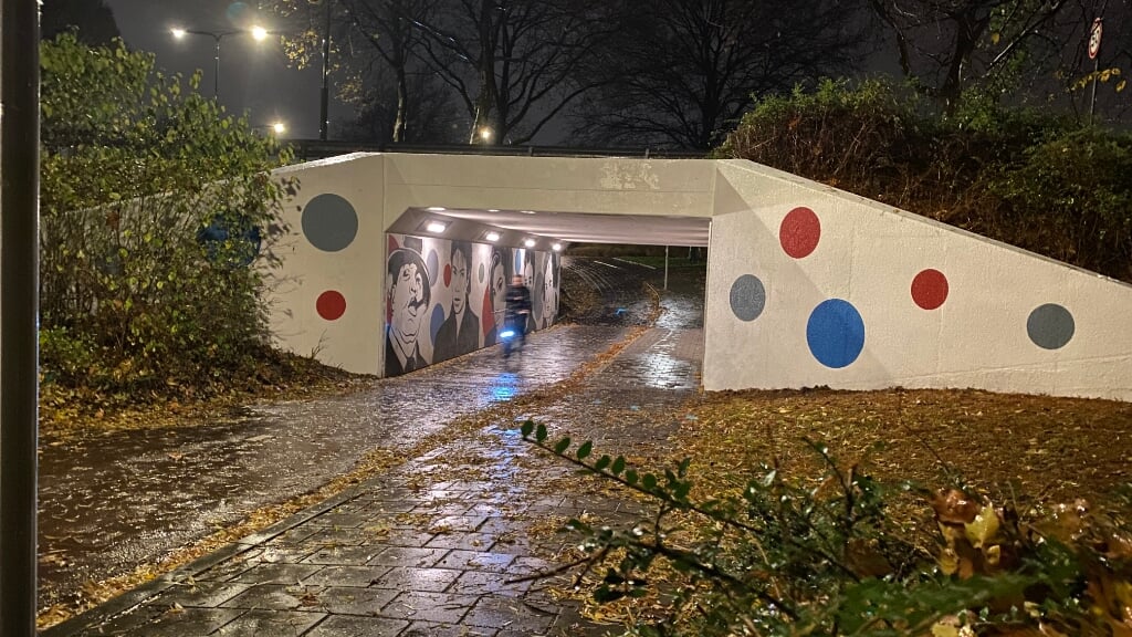 De tunnel onder de Ziedewijdsebaan. (foto: EVB) 
