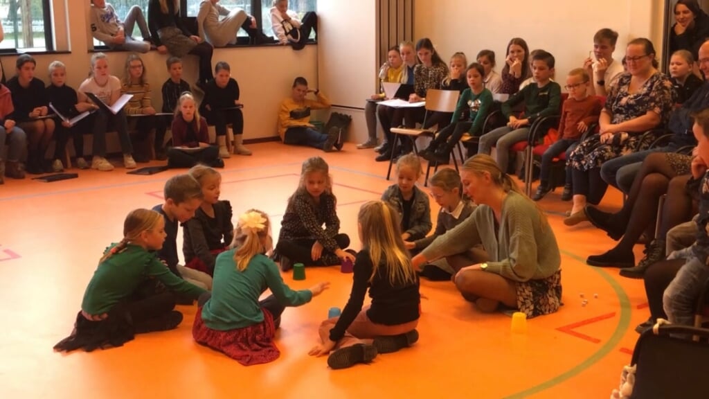 Het Opleidingskoor werkt met kleine groepjes kinderen