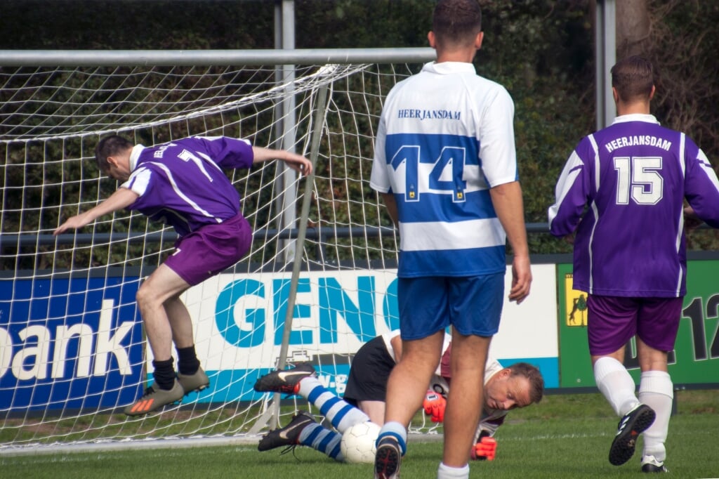 7 x 7 voetbal bij VV Heerjansdam. (Foto: Petra Kwant)