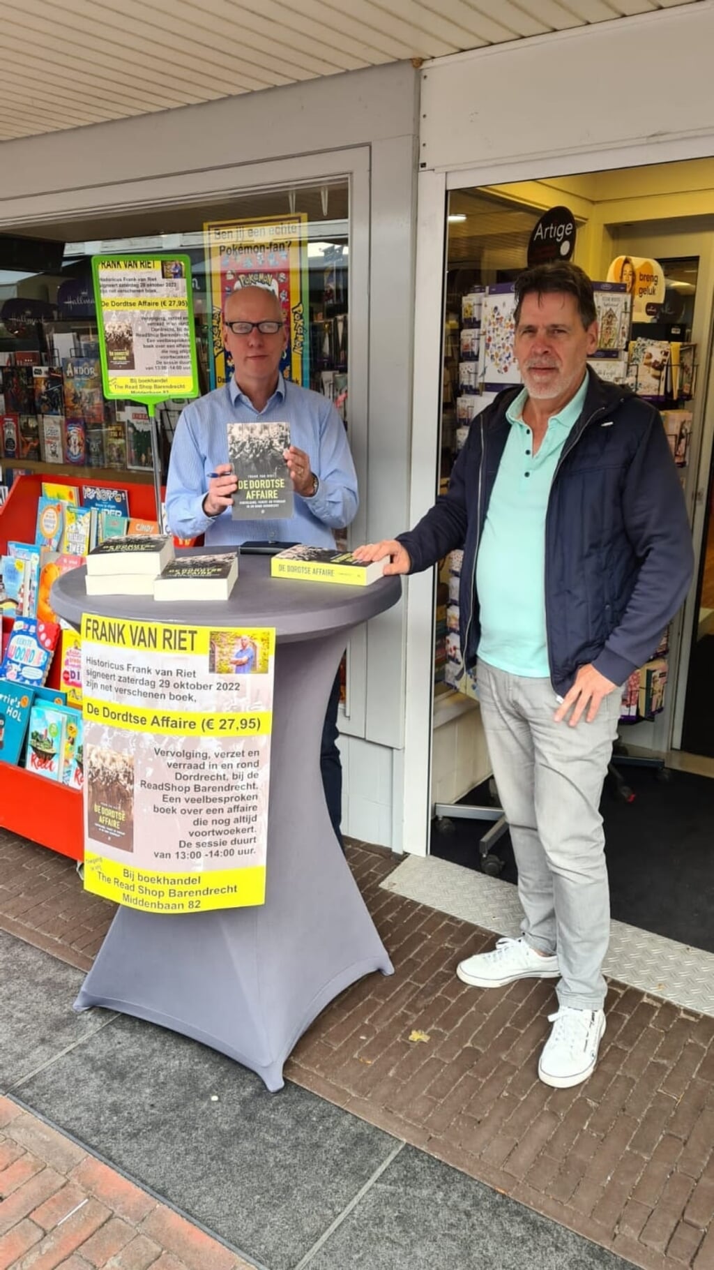 Zaterdag signeerde Frank van Riet bij The Read Shop. 