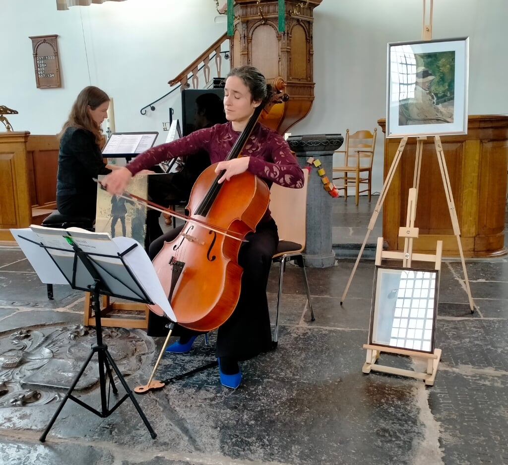 Celliste Oihana Aristizabal Puga en pianiste Lineke Lever. 