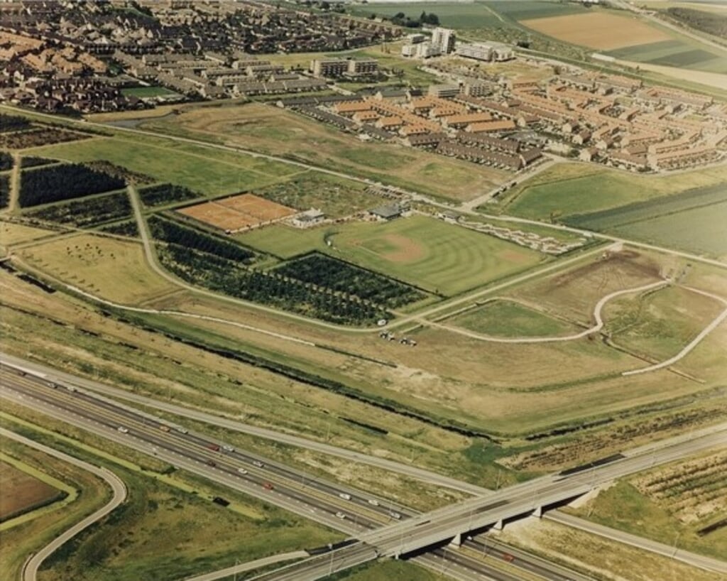 Het veld van de Rowdies in het toen nog lege Oosterpark