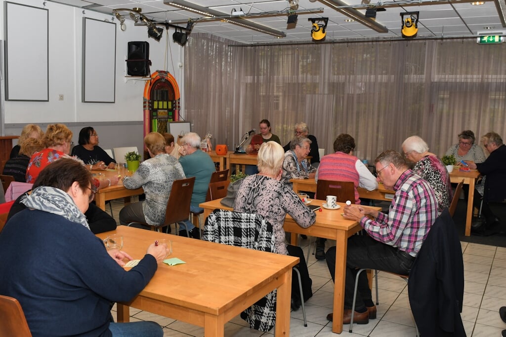 Bingo in de kantine van RTV Ridderkerk.