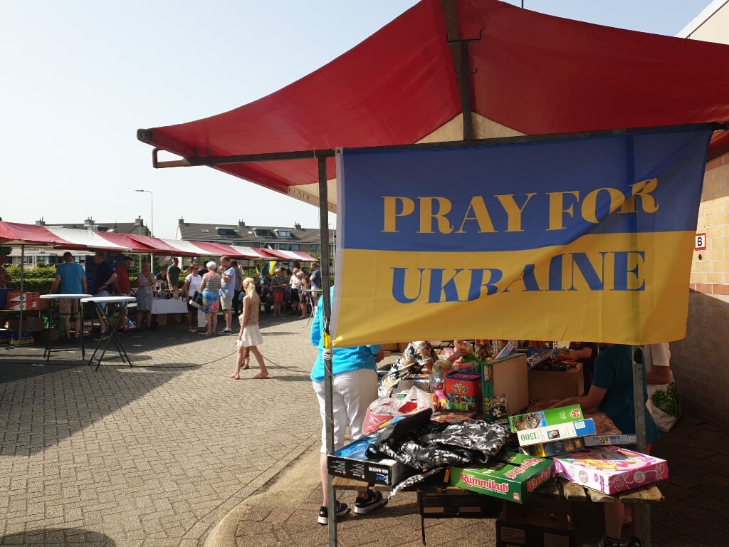 De Family Fair met een oproep om te bidden voor Oekraïne.