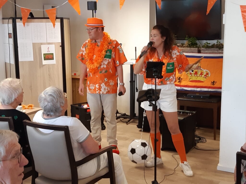 Oranjefeest bij Borgstede.