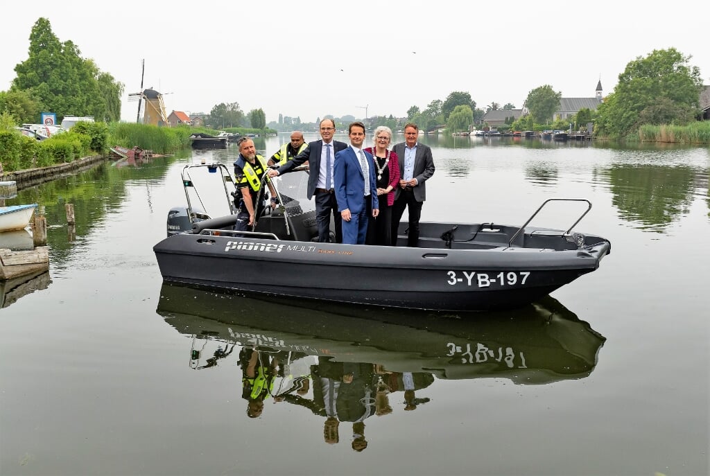 In 2018 werd een politieboot voor de Waal in gebruik genomen