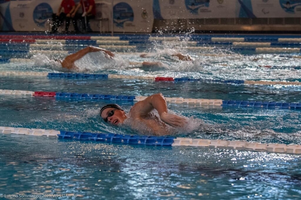 Paralympische zwemmer Rogier Dorsman.