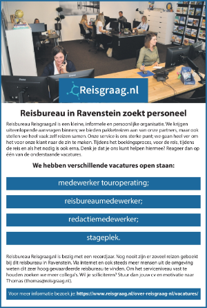 het beleid scheuren meer Vacature: Reisbureau Reisgraag.nl - Reisbureau Reisgraag.nl